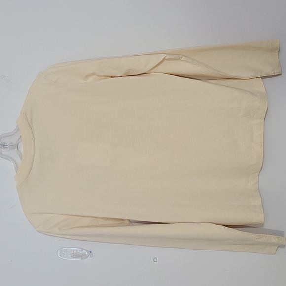 & Other Stories Yellow Long Sleeves Tee  Sweatshirt Size 6 - Picture 3 of 7